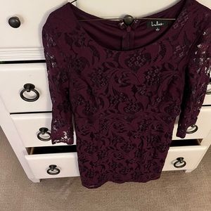 Size large purple lulus dress!
